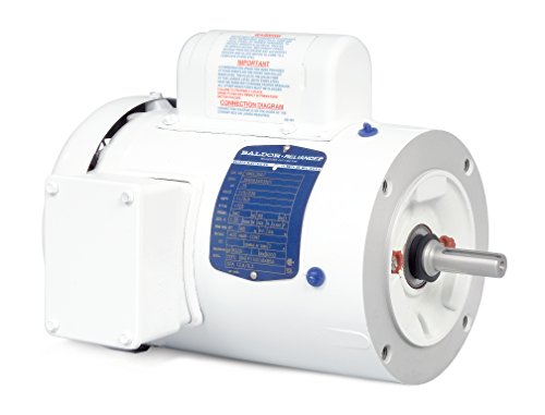 BALDOR WDL3507 Washdown Duty Motor, Single Phase, Totally En