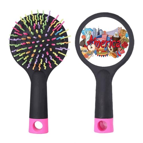 Brosse à cheveux démêlante pour le coiffage du matin America Graffiti Salon