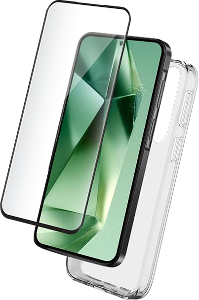 Pack Samsung S24 FE coque transparente et verre SmartFrame Bigben