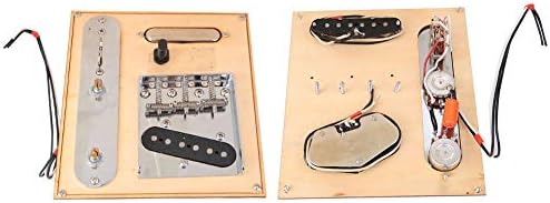 Bnineteenteam Guitar Saddle Bridge Plate,Guitar Pickup Set Control Plate for Electric Guitar