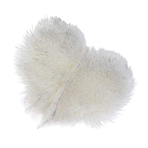 Tubayia Faux lambskin rug, bed rug, faux fur plush mat for living room, bedroom.