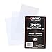 BCW (25) 3x5 Topload Holders - Rigid Plastic Sleeves Brand