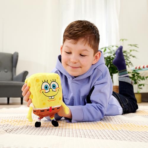 Simba - SpongeBob Squarepants 20 cm, Soft and pleasant material, 100% recycled padding, 100% official license, suitable for all ages (109491002SPB) - Thumbnail 2