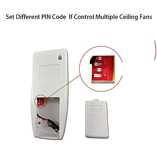 2-Pack Universal Ceiling Fan Remote Control Kit With Light Dimmer For Hampton Bay, Hunter, Harbor Breeze, Westinghouse, Fan28R Fan-53T 2Aazpfan-53T Kujce9103 Fan-11T K- 53T #TOP4