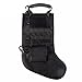 Tactical Christmas Stocking Bag Military Dump Drop Magazine Storage Bag EDC Molle Pouch for Christmas Decoration Gifts Outdoor Hunting Shooting Military, Black