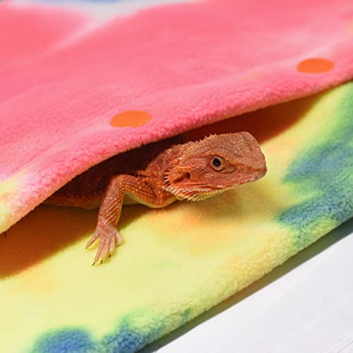 Image of LIKZINWA Small Animal Sling Carrier,Small Animal Bag for Bearded Dragons Lizards and Reptile with Adjustable Strap (Red+Schoolbag)