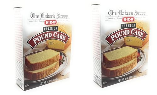 H‑E‑B The Baker's Scoop Premium Pound Cake Mix 16oz -