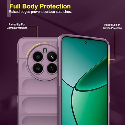 Image of amazon basics Back Case Cover for Realme Narzo 70 5G (Silicone Lavender)