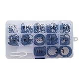 QUXVUIS Ersatz O Ring Set aus Gummi für Tauchausrüstung, 170 teilig, leicht, für Atemregler und Tauchausrüstung, inklusive Manometer O Ring Zubehör für Tauchflaschen.
