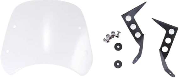 Motorcycle Windshield Windscreen Wind Deflector Compatible with Benelli Leoncino 250 Leoncino 500 Trail Compact Sport Headlight Fairing(Leoncino250 Smoke)