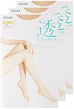 [アツギ] アスティーグ 【透】 エアータッチ 透明感 ストッキング 〈3足組〉 ASTIGU ウィメンズ スキニーベージュ - M-(日本サイズM相当)