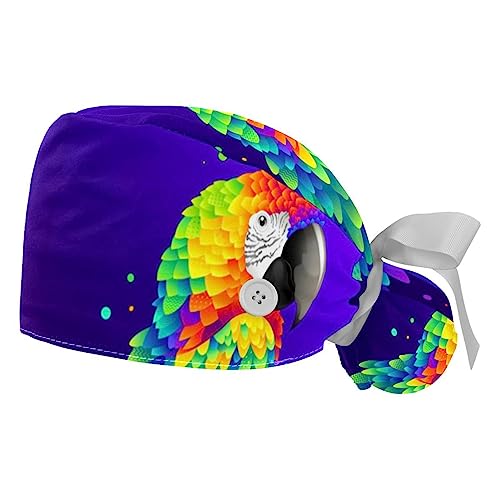 Berret Bouffant Absorbant Réglable VERED pour Homme et Femme - Lot de 2 Chapeaux