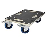 LEICHTE HANDHABUNG - Zusätzlich garantieren die großen Griffmulden und die 4 leichtgängigen Lenkrollen (2 Rollen mit Feststellbremse) ein gutes Handling.