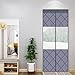 Thermal Door Curtain 3x6.6 Ft Visible Windproof Folding Doors Internal Noise-canceling Waterproof Cold-Resistant Door Screen