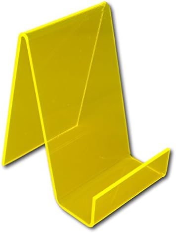 EPOSGEAR Medium Plastic Acrylic Perspex Book Plate Retail Display Stand Holder - Perfect for Schools, Nurseries, Libraries etc (Clear)