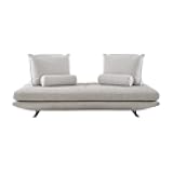 Reclinable Sofa Bed White