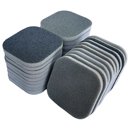 27 Pcs Sanding Sponge Soft Touch Sanding Pads,Sand Paper, Mesh Sanding Polishing Pads for Craft Polishing Repairing, 2\" x 2\" Sanding Blocks, 9 Kinds Grit from 320 to 3500