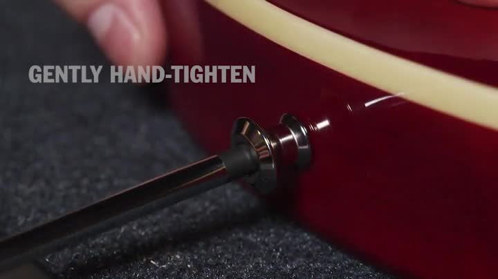 Sicurezza Cinghia Strumenti Dunlop SLS1033BK Black - Straplok Dual Design Strap Strap Lock Per Chitarra