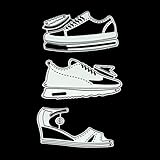 3Pcs Shoes Metal Die Cuts,Cutting Dies for Card Making Clearance,Embossing Dies for Scrapbooking, DIY Album Paper Cards Decoration…