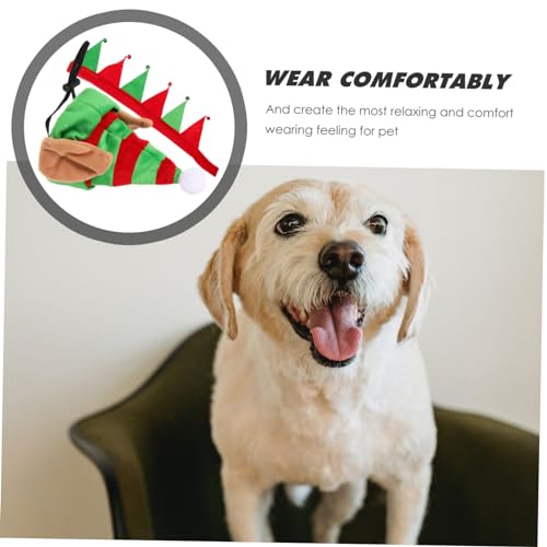 Set de Sombrero y Collar Navideño para Mascotas miniatura 7