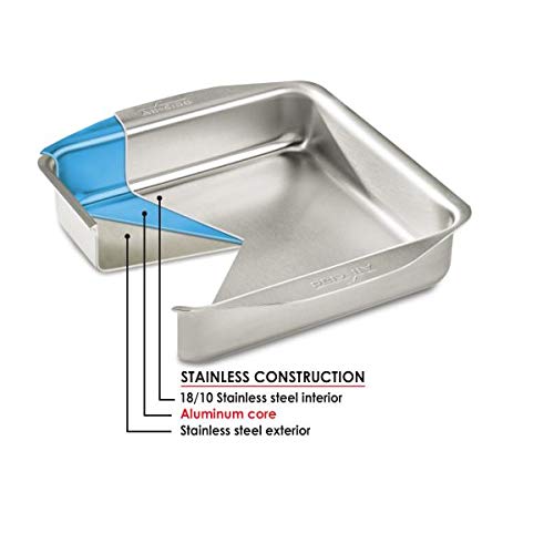 All-Clad 9000 D3 Stainless Ovenware 12X15 Inch Jelly Roll, Stainless Steel, 12 By 15-Inch #TOP3