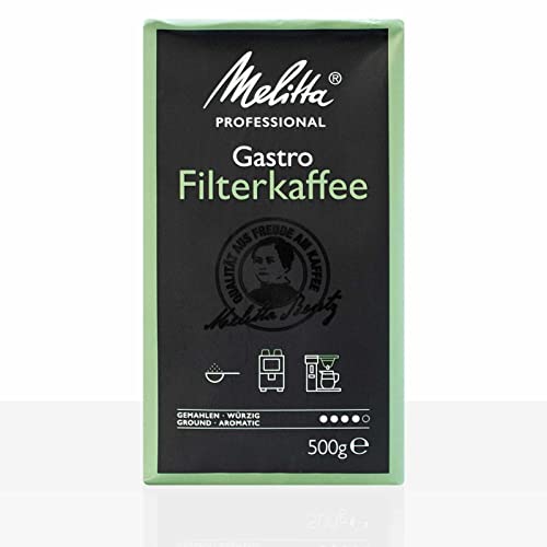 Produktbild Melitta Gastro würzig Kaffee, gemahlen, Robustabohnen kräftig, 500 g