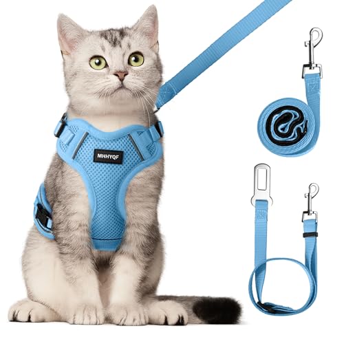 Cat Harness, Cat Car Harness and Leash for Walking, Escape Proof Soft…