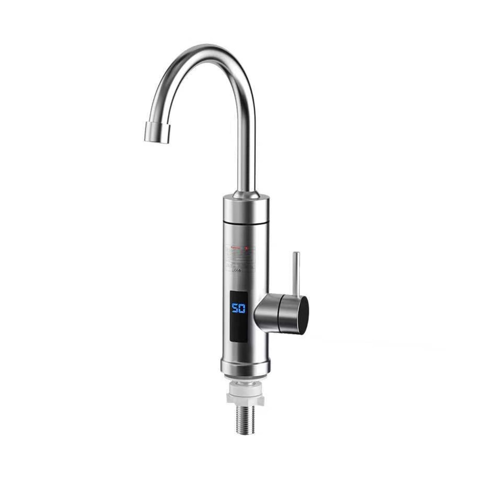 LNHHG Electric Water Heater Kitchen Faucet Instant Hot,Water Faucet Heater,Heating Faucet Instantaneous Heaters(Bianco)