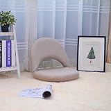 Faule Couch,Sitzsack,Auflagen Polster für Loveseats，Sitzkissen Sessel für Kinder & Erwachsene Rückenlehnenbett mit Erkerfenster, Pflegestuhl, einzelnem faulem Sofa, faltbarem Tatami-Beige