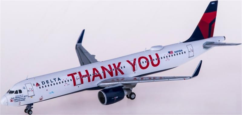 Maquette Airbus A321 Delta Air Lines 1:400 FloZ N391DN