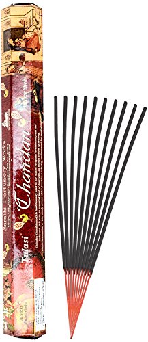 Tulasi Agarbati Hexagon Large Chandan Incense Sticks Assorted
