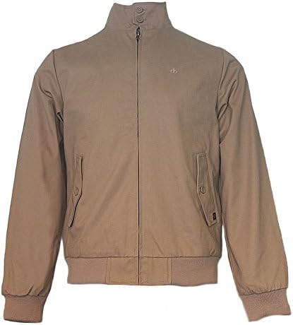 Merc London Mens Harrington Jacket Tan M