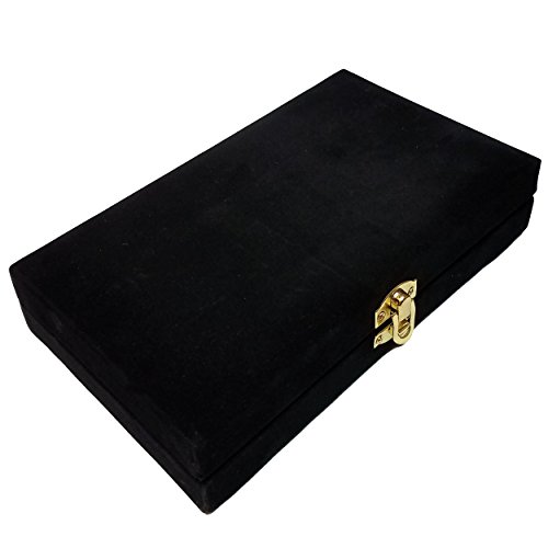 Marion Domino Double 6 Red & White Two Tone Jumbo Tournament Professional Size with Spinners in Elegant Black Velvet Case. - Thumbnail 6