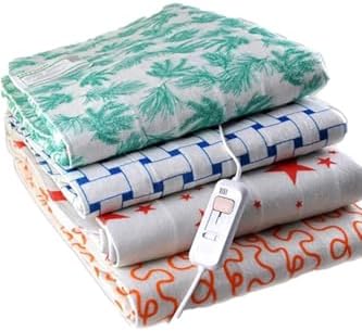 Resim ÇELİK TİCARET, Çift Kişilik Palmiye Elektrikli Battaniye Ayarlı 2 Kademeli Karma Renk Gönderim Büyük Boy, Çok Renkli, HAMPALM 