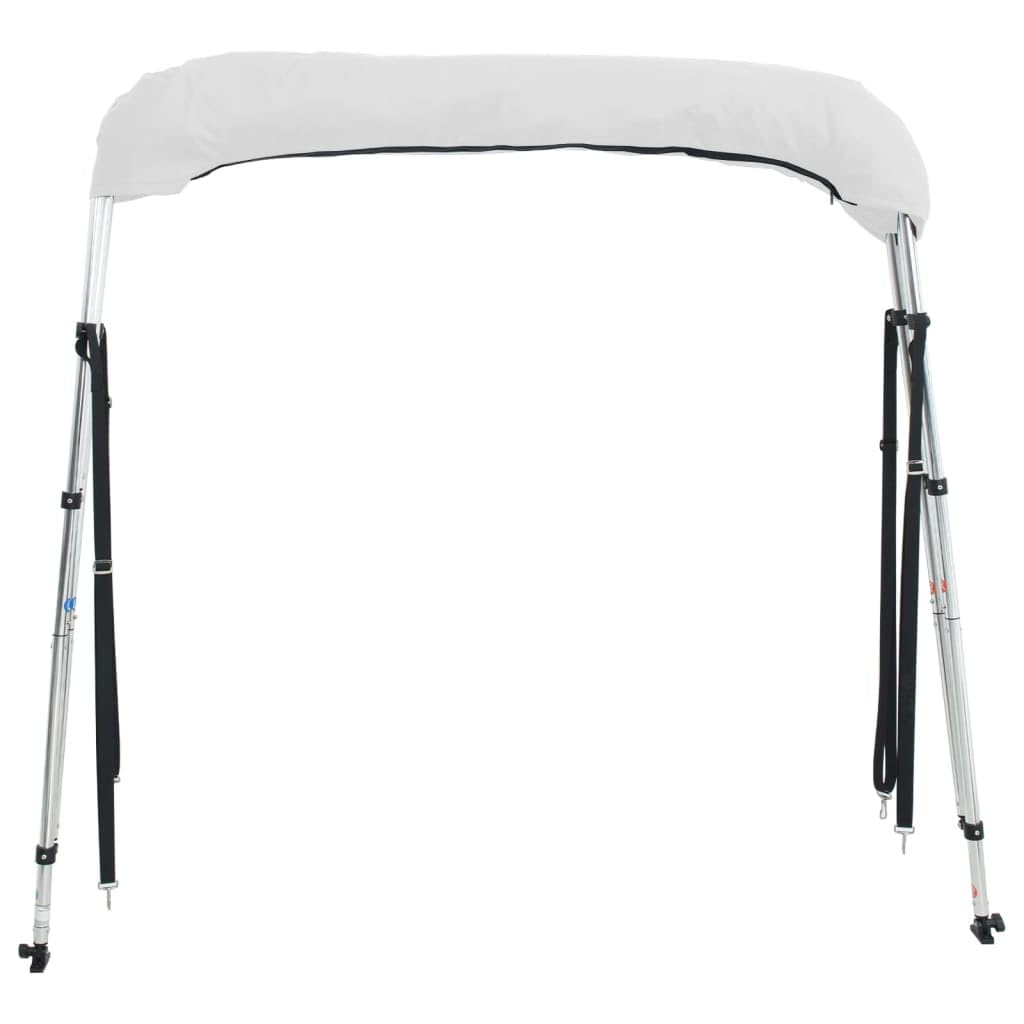 Toit bimini à 3 arceaux parois latérales 183x(154 167)x137 cm