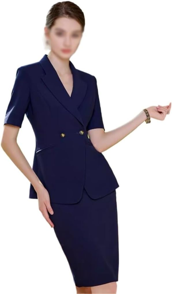 Two Button Suit Suit Women's Business Dress Formal Occasions Business Dress Work Clothes