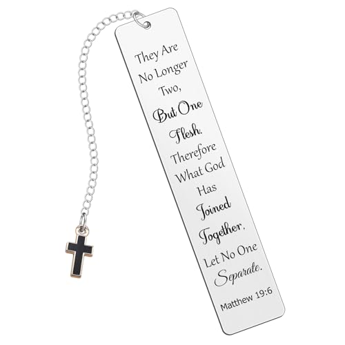 Christian Wedding Gifts Marriage Prayer Bookmark for Couple Inspirational Bible