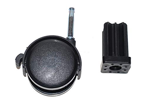 Weber # 99241-2-1/2" Stem Style Locking Swivel Caster with Insert