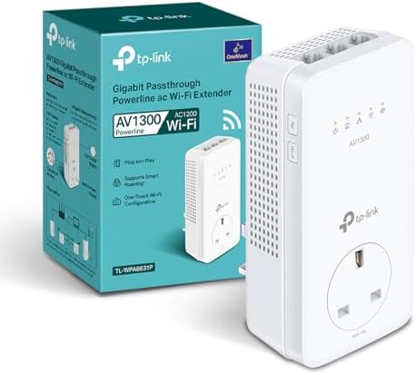 TP-Link AV600 Powerline Adapter Wi-Fi Kit, Wi-Fi Bo Produktbild-Vorschau 2