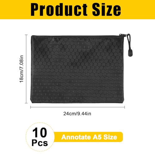 Geldtasche, Geldtaschen Banktasche Geldmappe Wasserdichte Dokumententasche A5 Geld Aufbewahrung Kleine Tasche mit Reissverschluss Geld Organizer für Bargeld Tasche für Reiseunterlagen (10)