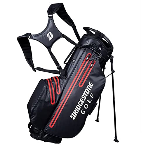 Bridgestone Waterproof Stand Bag (Black, 4-Way Top) 2022 #TOP2