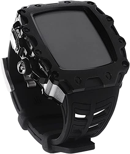 Bracelet Apple Watch Series 8 boîtier métal iWatch SE 44mm antichoc