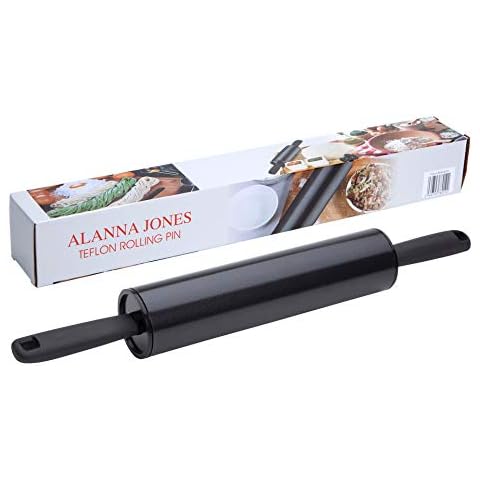 Non Stick Silicon Coating Rolling Pin Easy Grip Handle Dough Roller Cover