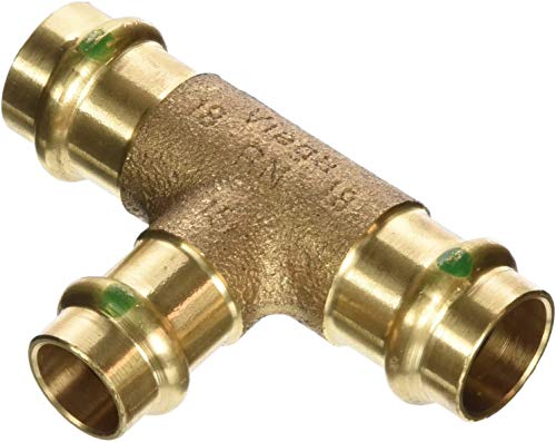 Viega T-Stück Sanpress 2218 RG, SC-Contur 18 x 15 x 18 mm, 281403 - 5 Stück
