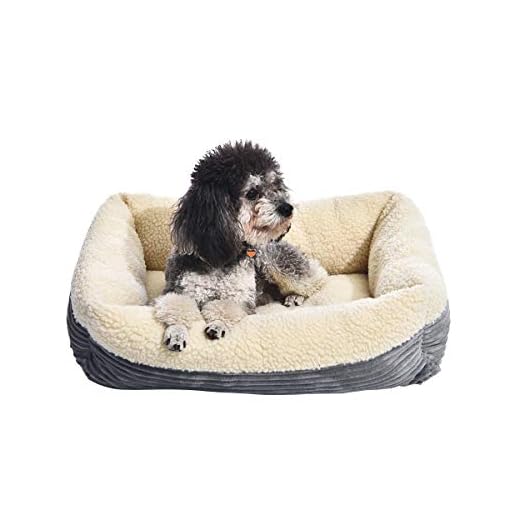 Amazon Basics Self Warming Pet Bed For Cat or Dog, Rectangle, 24 x 20 x 7 Inches