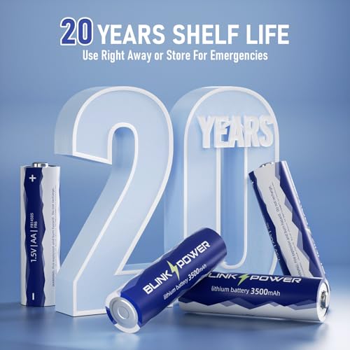 Blinkspower™ Lithium Batteries Aa 10 Pack, 3500Mah NO.1 Lasting 1.5V Double A Lithium Battery 【Non-Rechargeable】 - 3