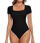 SHAPERIN Body Modellante Pizzo Donna Scollo V Shapewear Bodysuit Perizoma Contenitivo Modellante Dimagrante Pancia Piatta Bianco 1# M