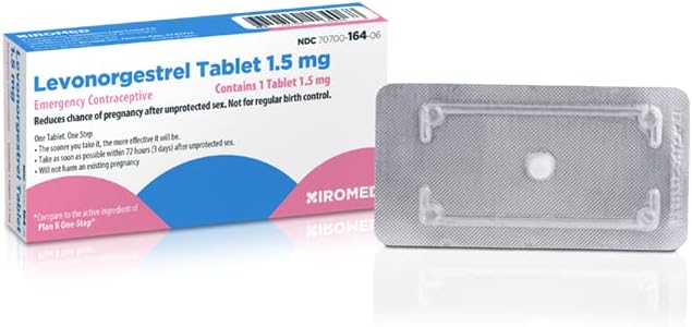 Píldora anticonceptiva de emergencia para mujeres (paquete de 10) – Tableta de levonorgestrel de 1.5 mg – Reduce la probabilidad de embarazo después