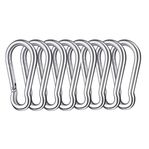 Fitness Guru® Heavy Duty Stainless Steel Carabiner Snap Hook...
