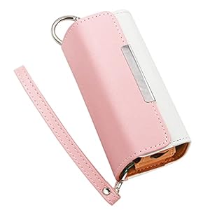 DrafTor Étui à cigarette pour i-q-o-s 3.0, étui en microfibre PU cuir avec couverture magnétique et connecteur, sans nicotine, Rose (Rose) – ZNOC4VXYQ13500